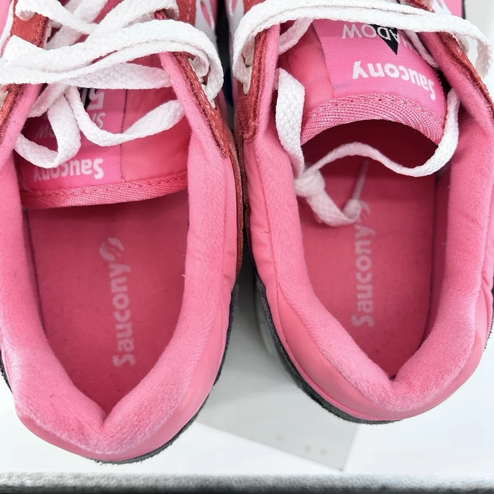 Saucony Shadow 5000 Pink Vintage Runner‎ Sneakers Mens 11.5 Retro Gum Sole Y2K